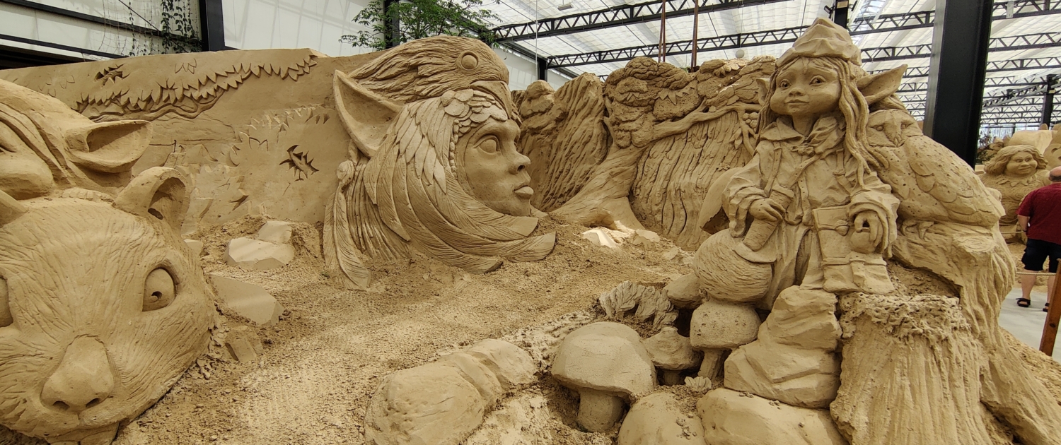 Sandskulptur Ausstellung Prora 1